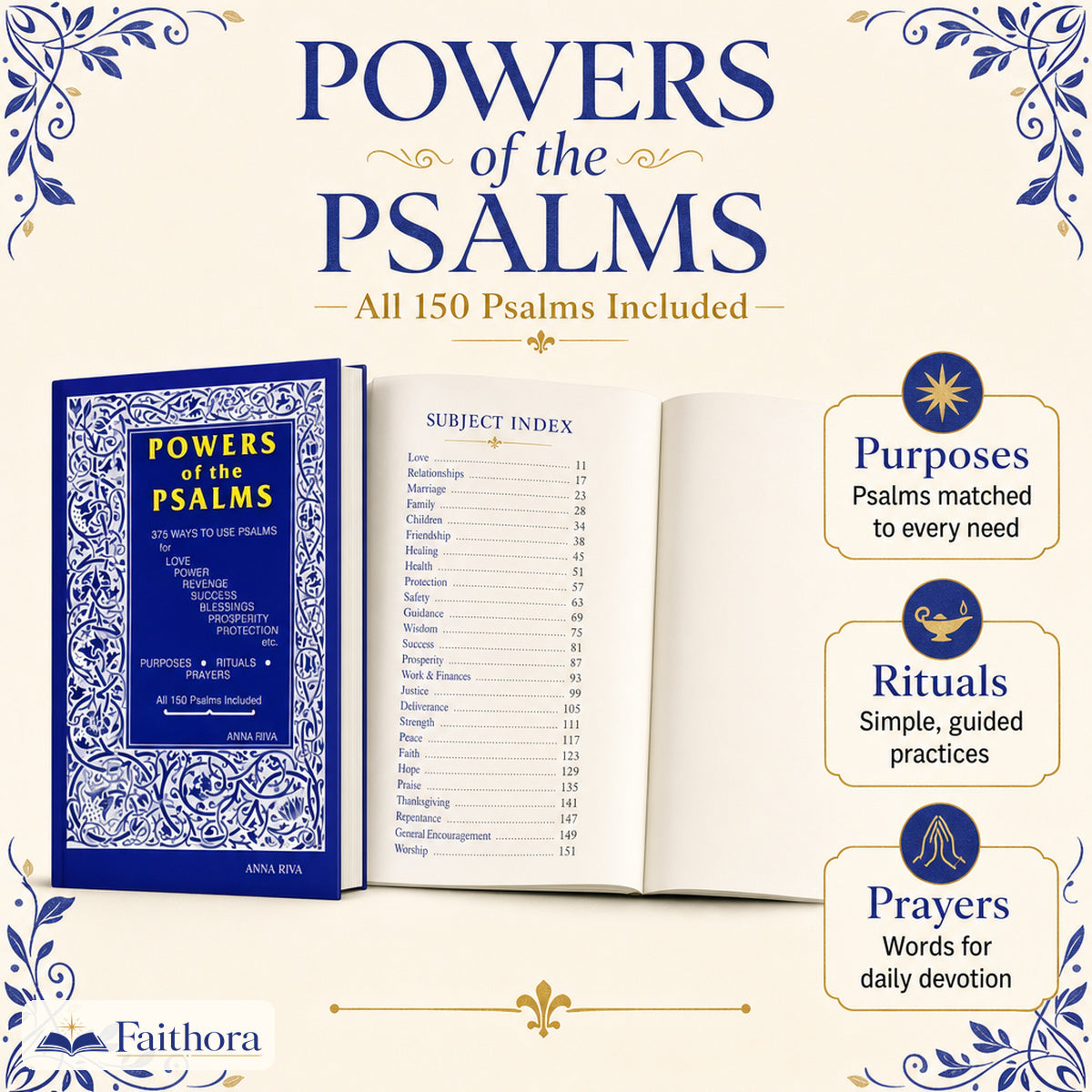 Power of the Psalms Book by Anna Riva